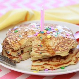 Fit n Funfetti Protein Pancakes