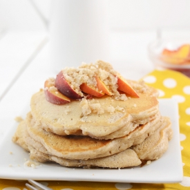 Peach Pie Pancakes