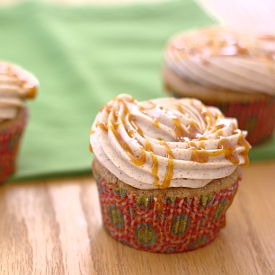 Caramel Apple Spice Cupcakes