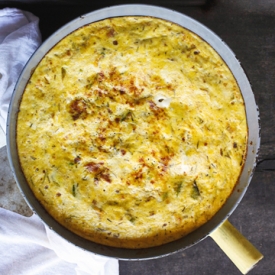 Kabocha Squash and Bacon Frittata