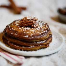 Pumpkin Pie Pancakes (Gluten Free)