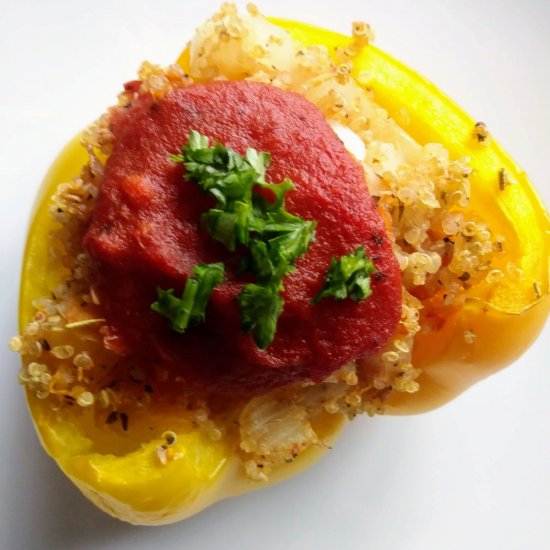 Stuffed peppers with quinoa