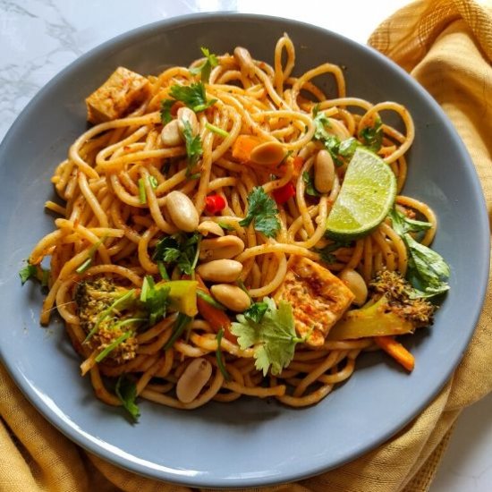 Vegan Thai Curry Noodles