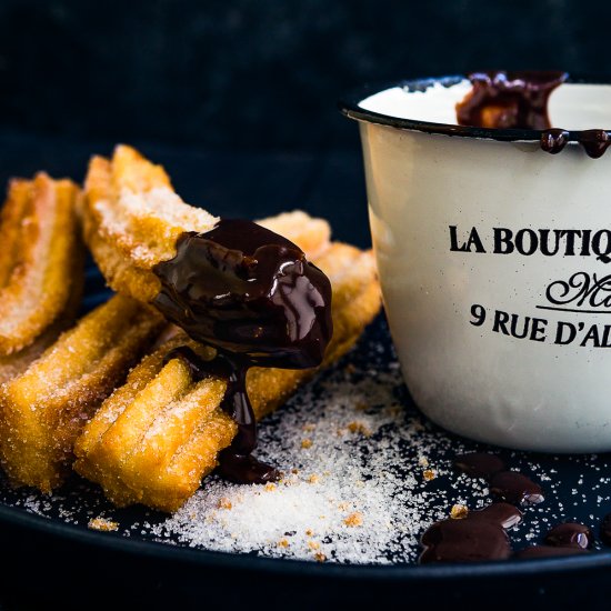 Eggless Churros