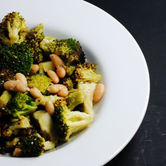 Charred broccoli salad